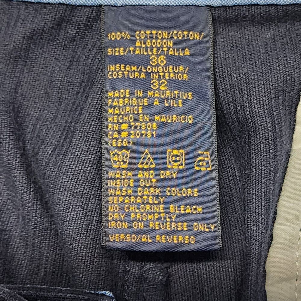 VINTAGE TOMMY HILFIGER NAVY CORDUROY PANTS 36X32‎ - Picture 8 of 12